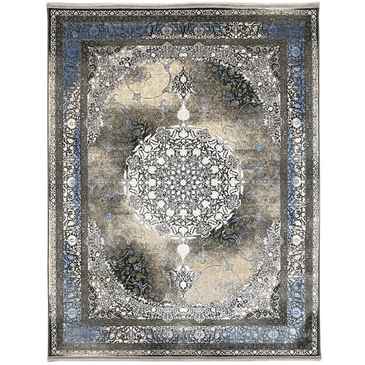 Fumée bleue 170x240cm