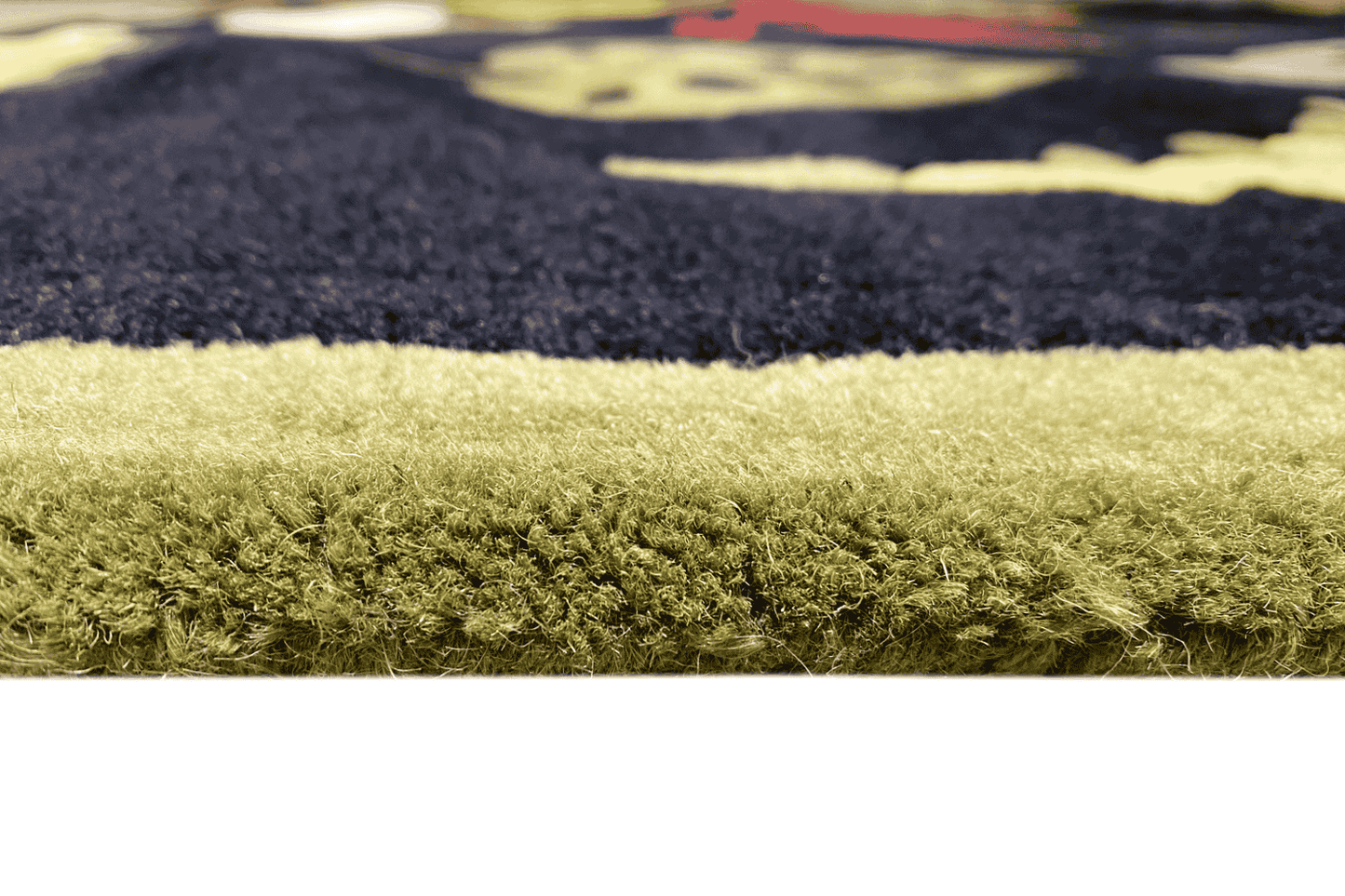 Handgetufteter Dinosaurier-Kinderteppich – Mehrfarbiger Spielzimmer-Teppich mit lustigem Dino-Design – 120x180 cm (4x6 ft) - German Carpet Shop