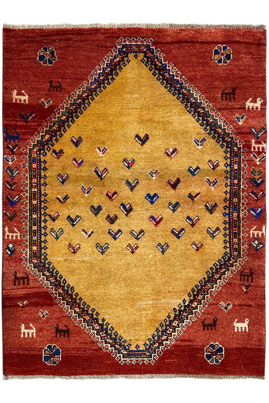 Gabbeh Teppich (162x122 cm) - German Carpet Shop