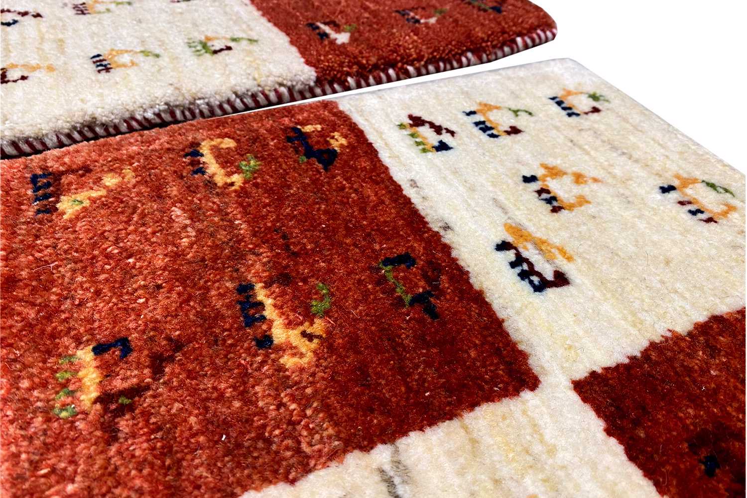 Gabbeh Teppich (42x36 cm) - German Carpet Shop