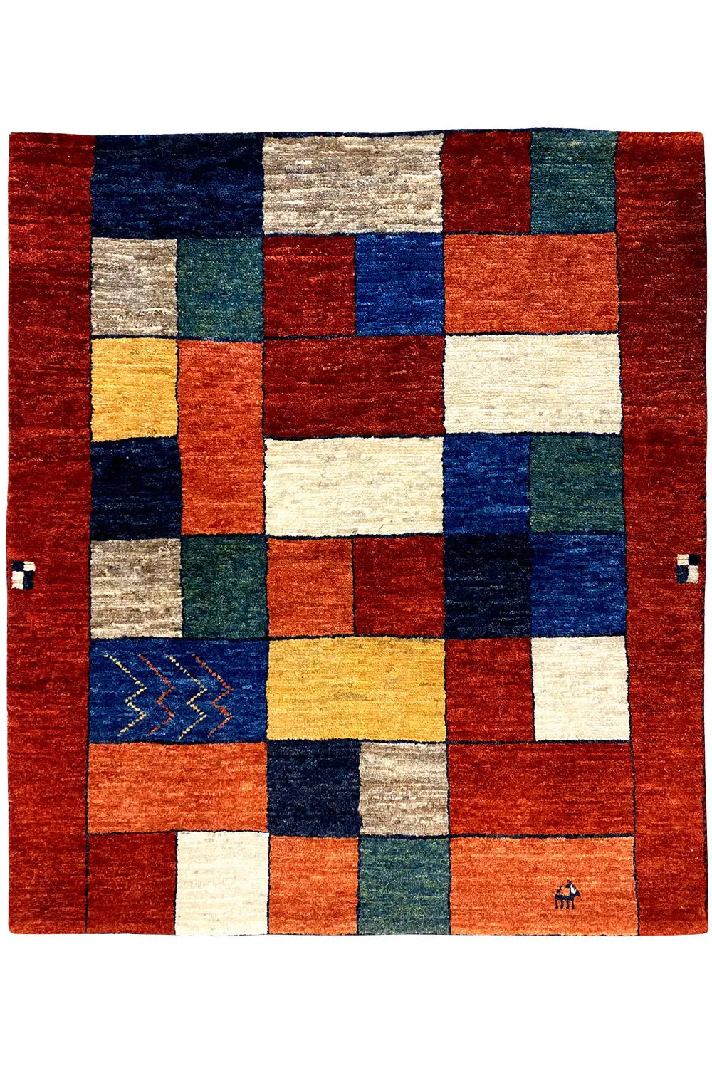 Gabbeh Teppich (107x94 cm) - German Carpet Shop