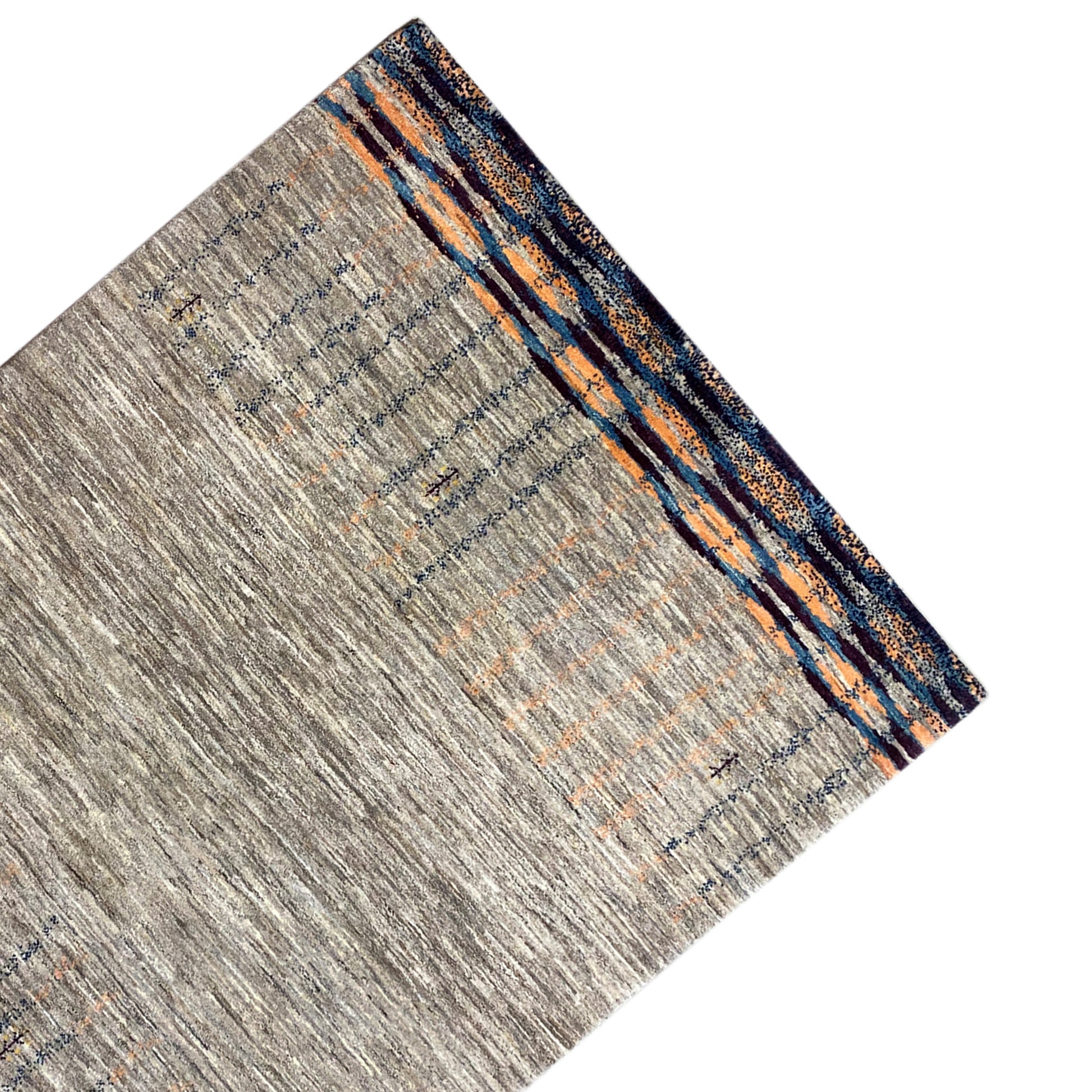 Gabbeh Teppich Grau 200x148 cm - German Carpet Shop