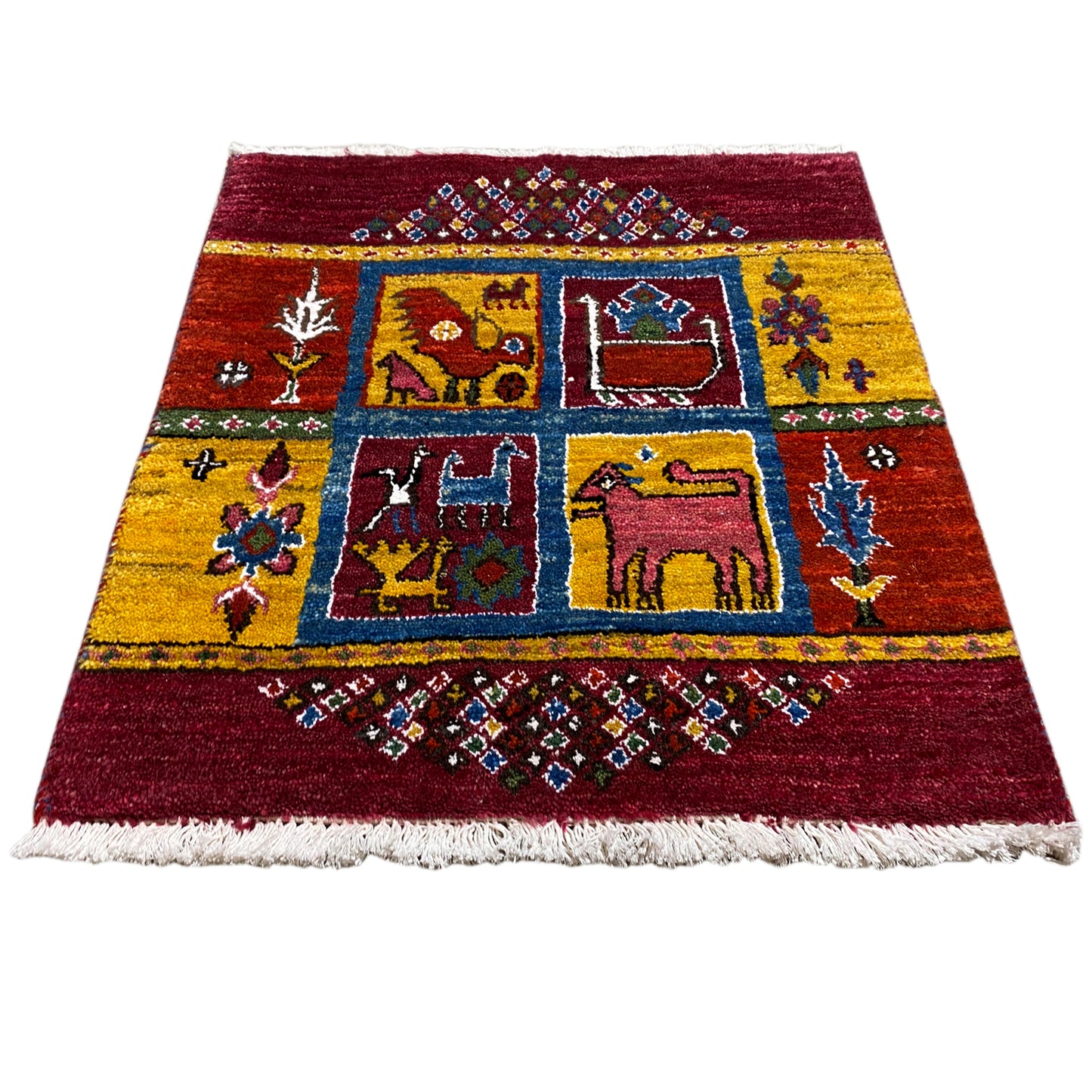 Gabbeh Teppich Lori 58x54 cm - German Carpet Shop