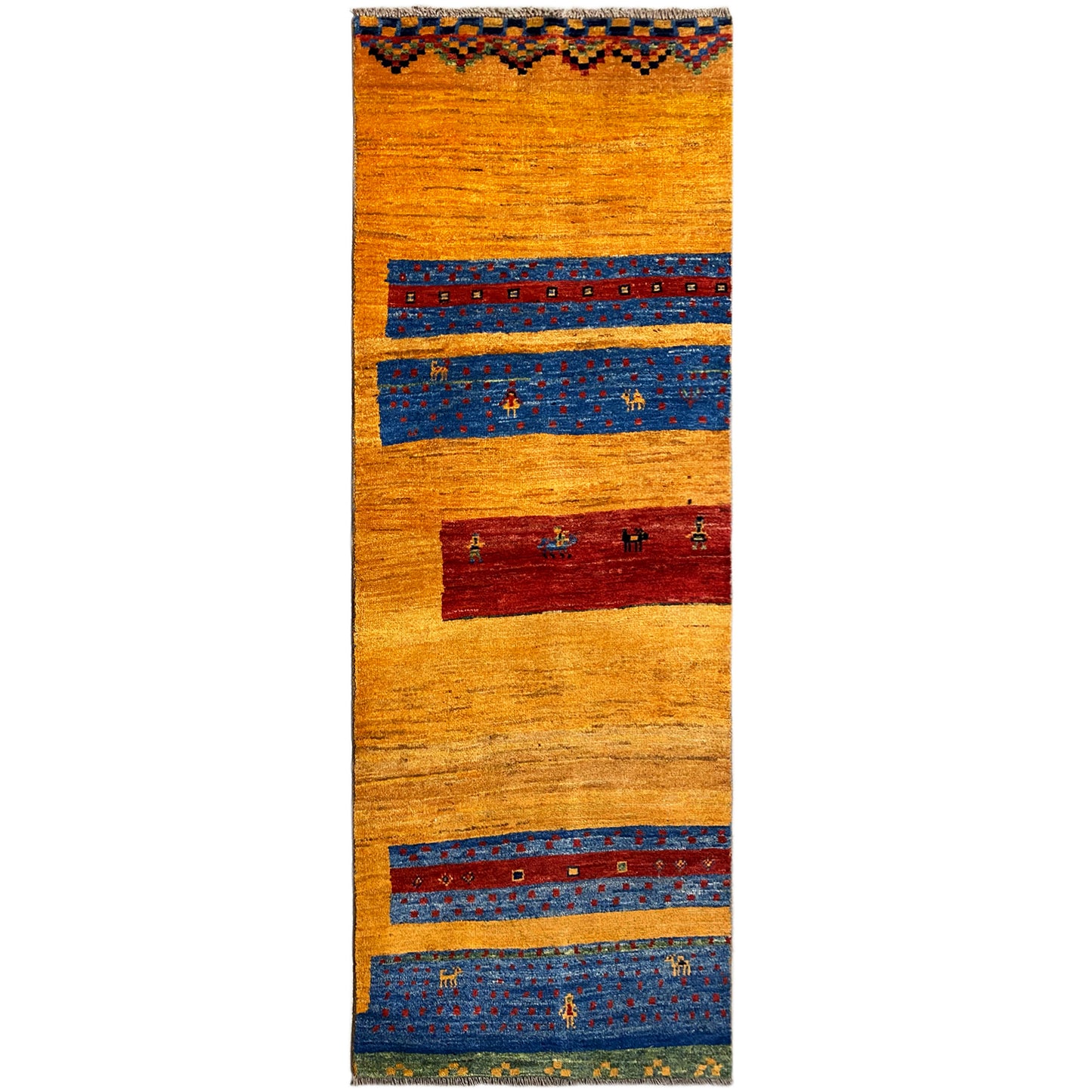 Gabbeh Teppich 220x77cm