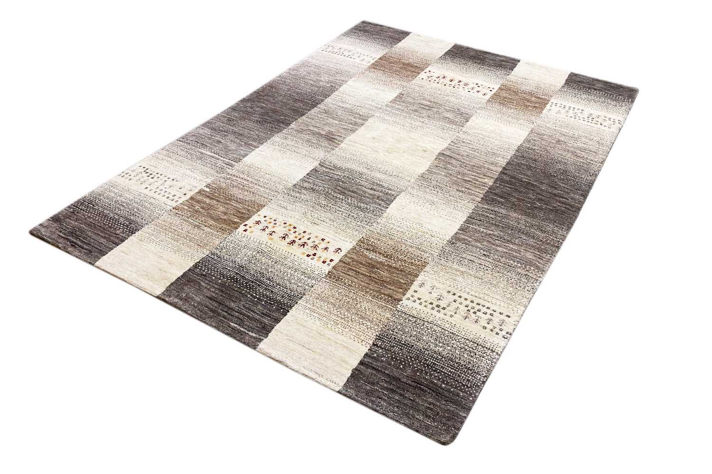 Gabbeh-Teppich (170x240 cm / 6x8 ft) - Authentischer persischer Wollteppich - German Carpet Shop