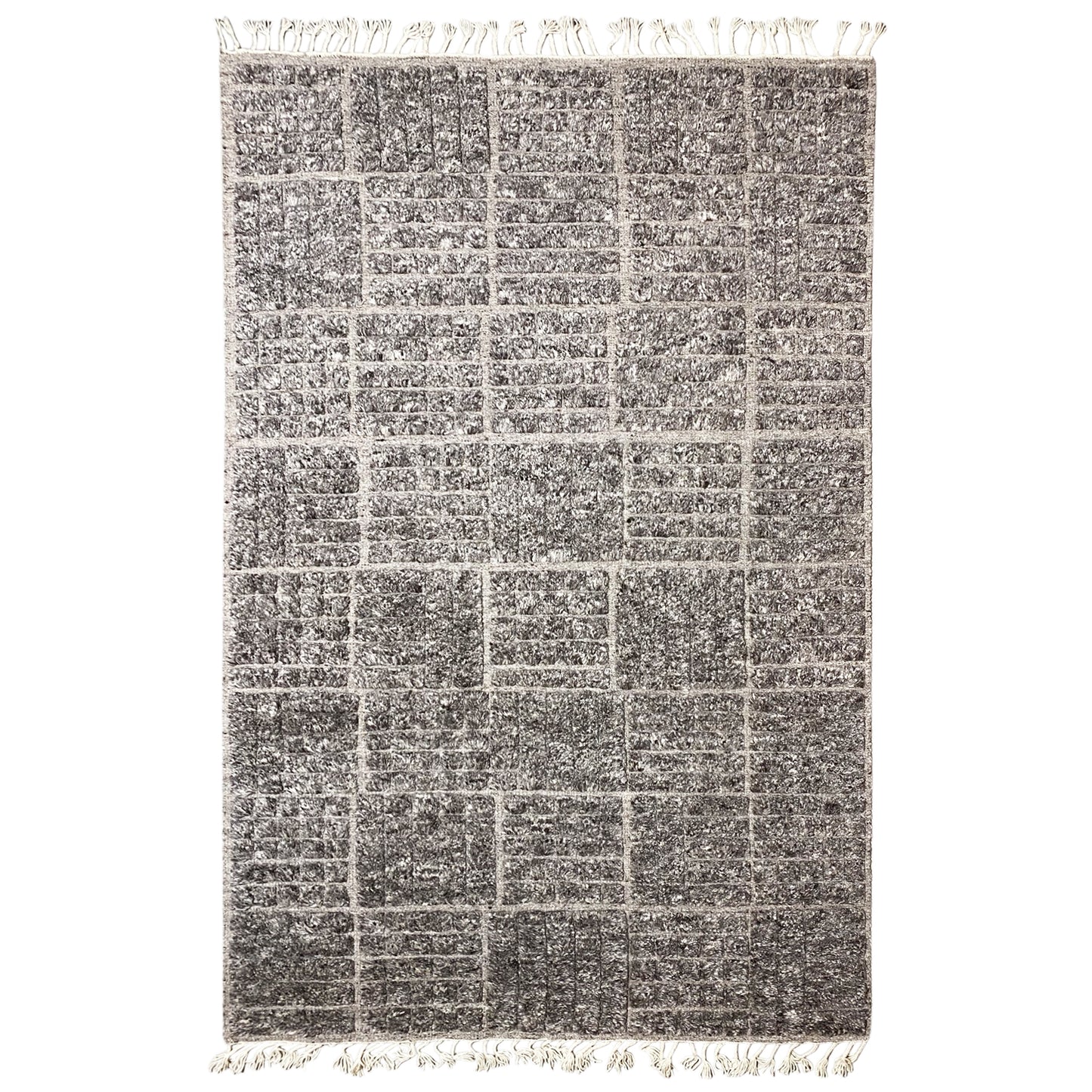 Brauner Berber Teppich - 254x157 cm - German Carpet Shop