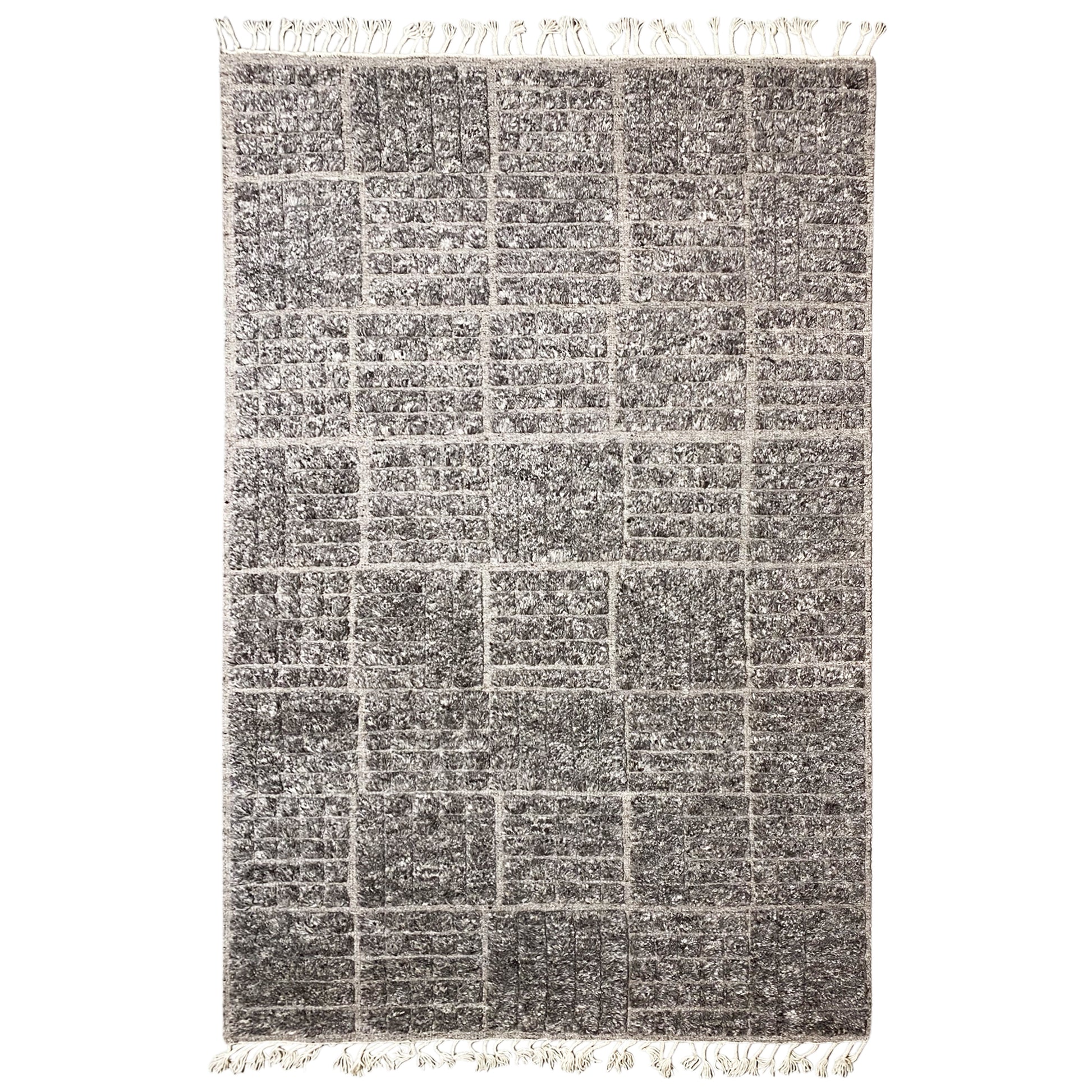 Brauner Berber Teppich - 254x157 cm - German Carpet Shop