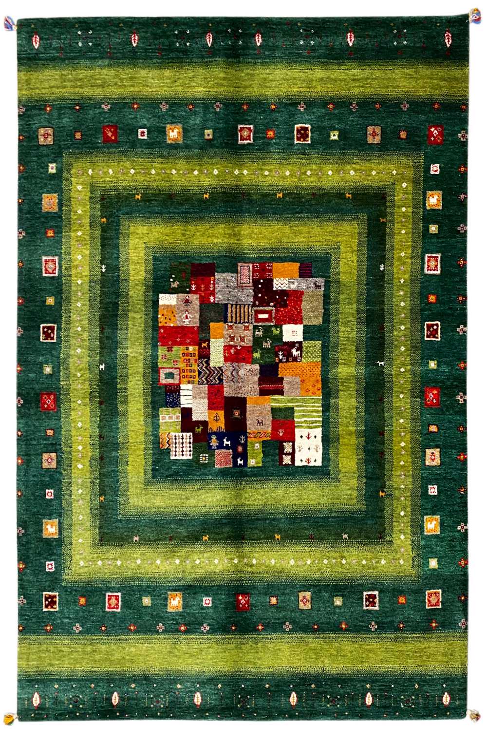 Gabbeh Lori Teppich (173x242 cm / 6x8 ft) - German Carpet Shop