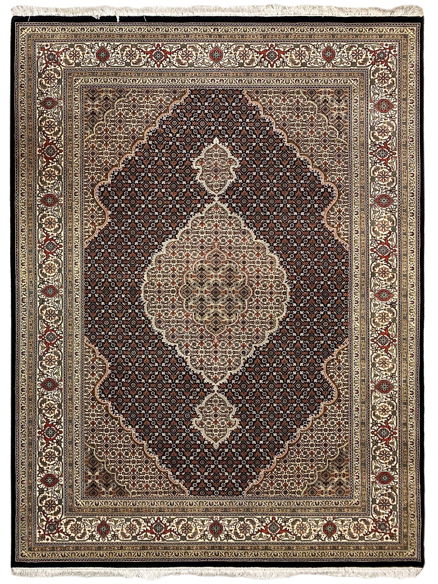 Tapis Indo Täbriz - (241x175 cm)