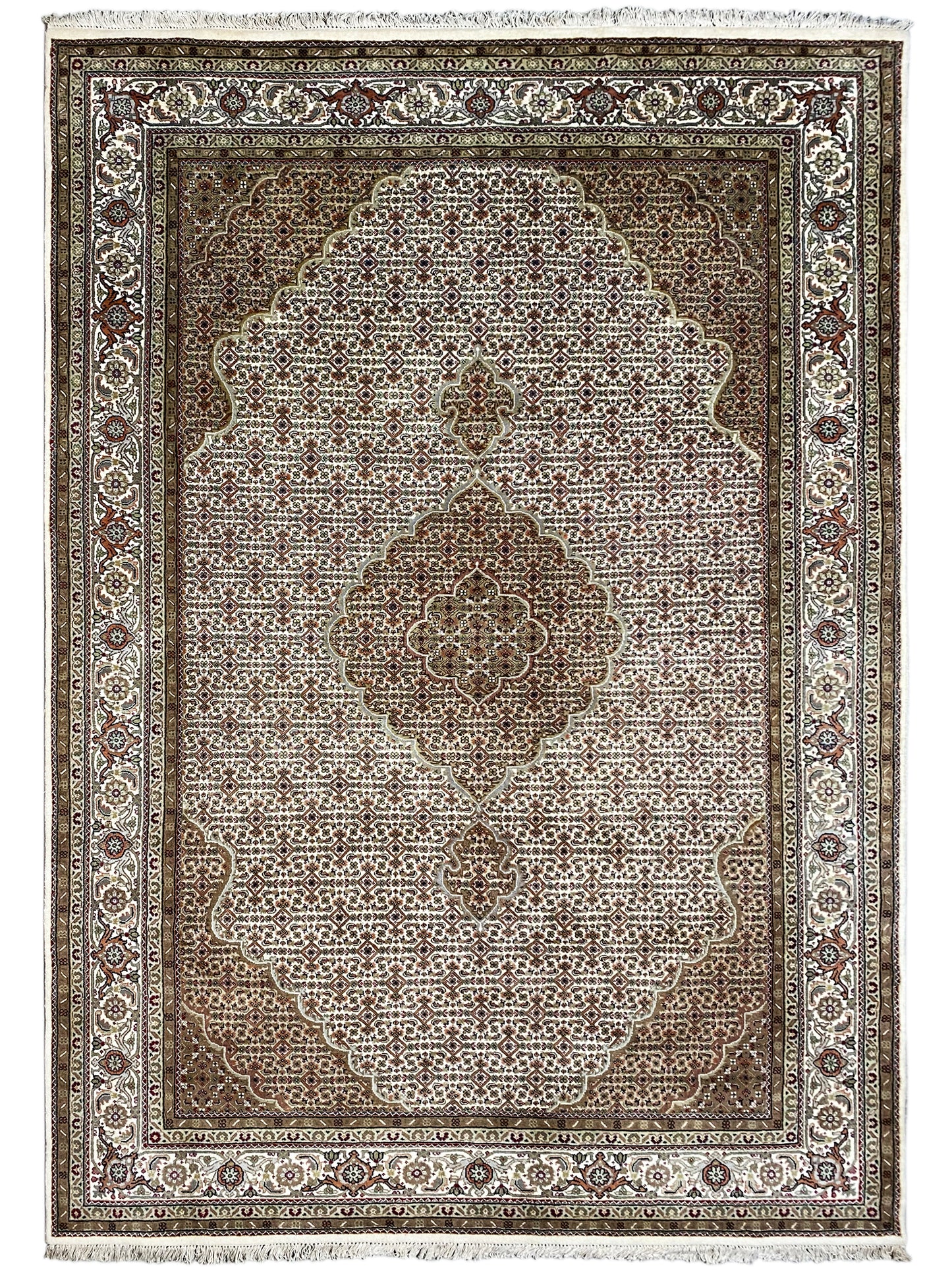 Tapis Indo Täbriz (296x196 cm)