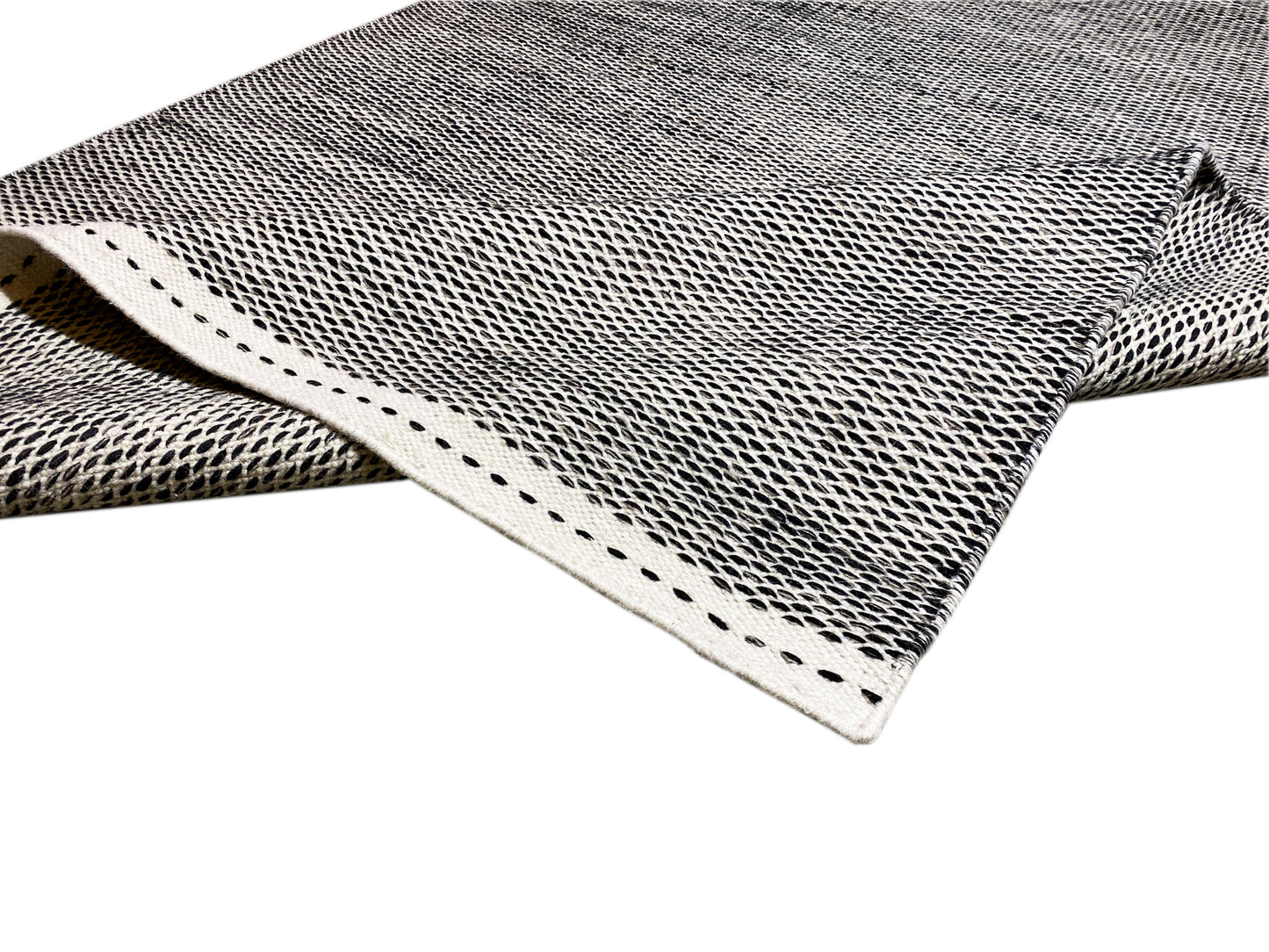 Tapis Kelim noir - 160x230 cm