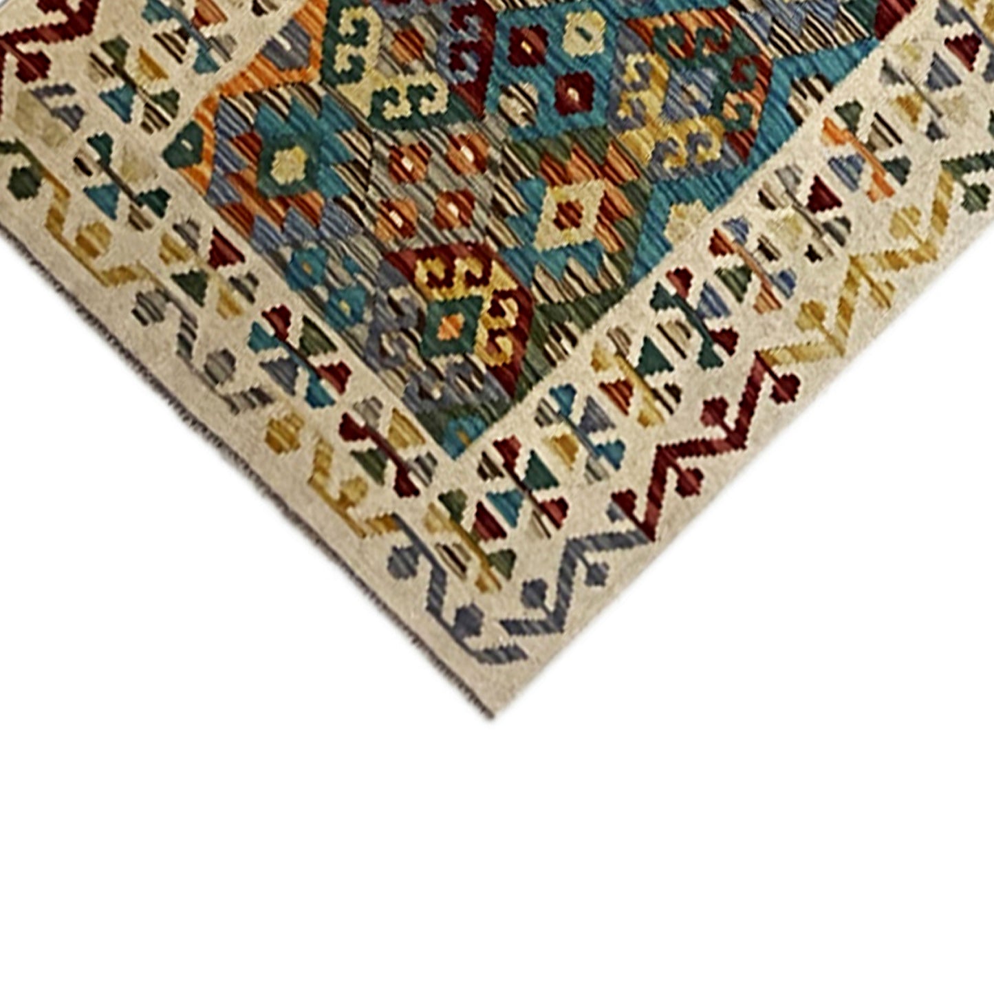 Tapis Kelim coureur Afghan 386x87cm