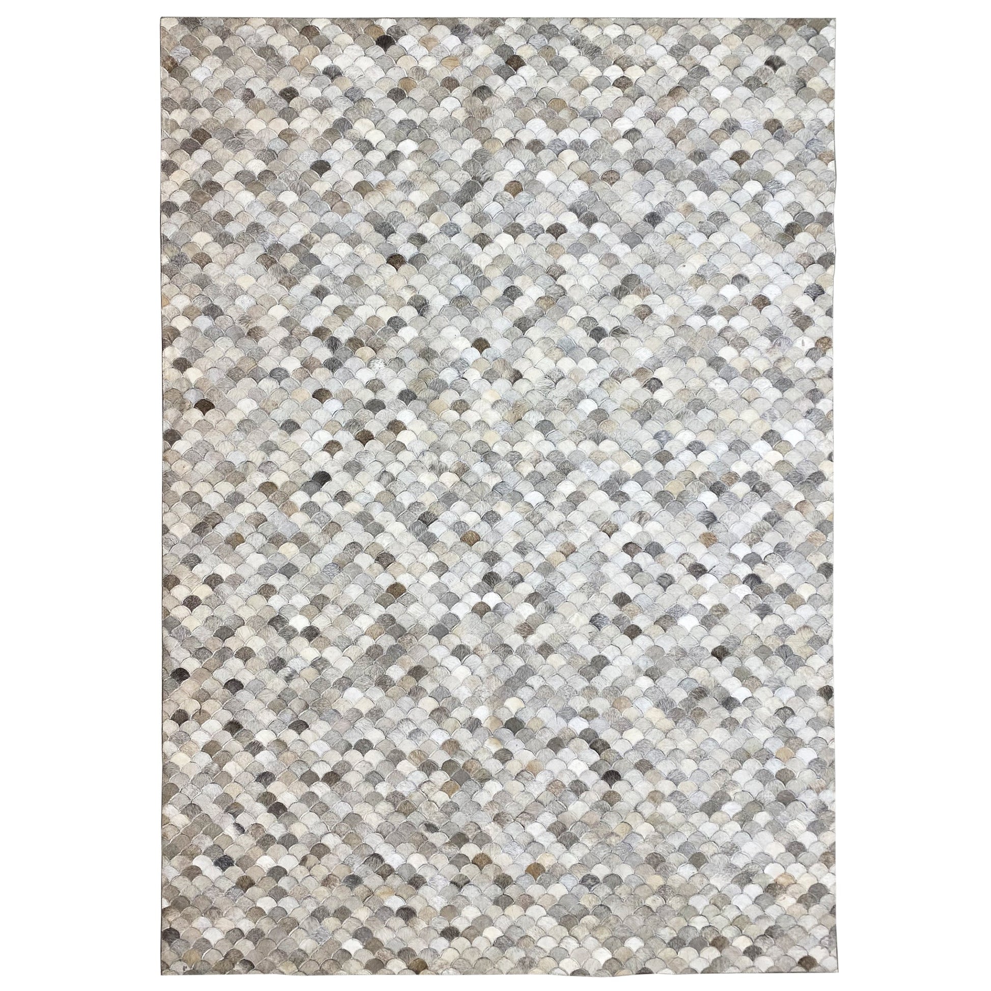 Muschel Kalbsleder Teppich 228x159 cm - German Carpet Shop