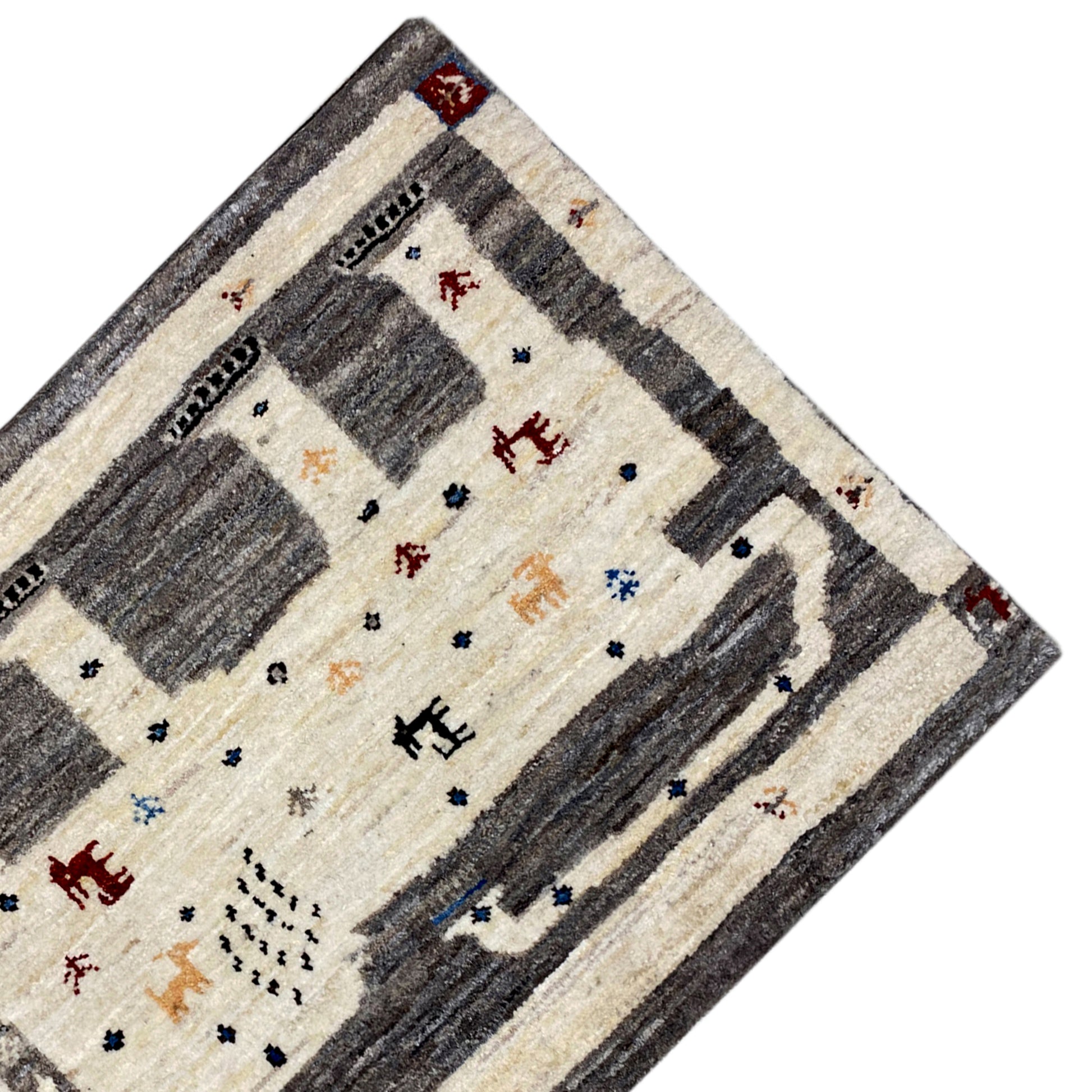 Gabbeh Teppich Löwe 89x60 cm - German Carpet Shop