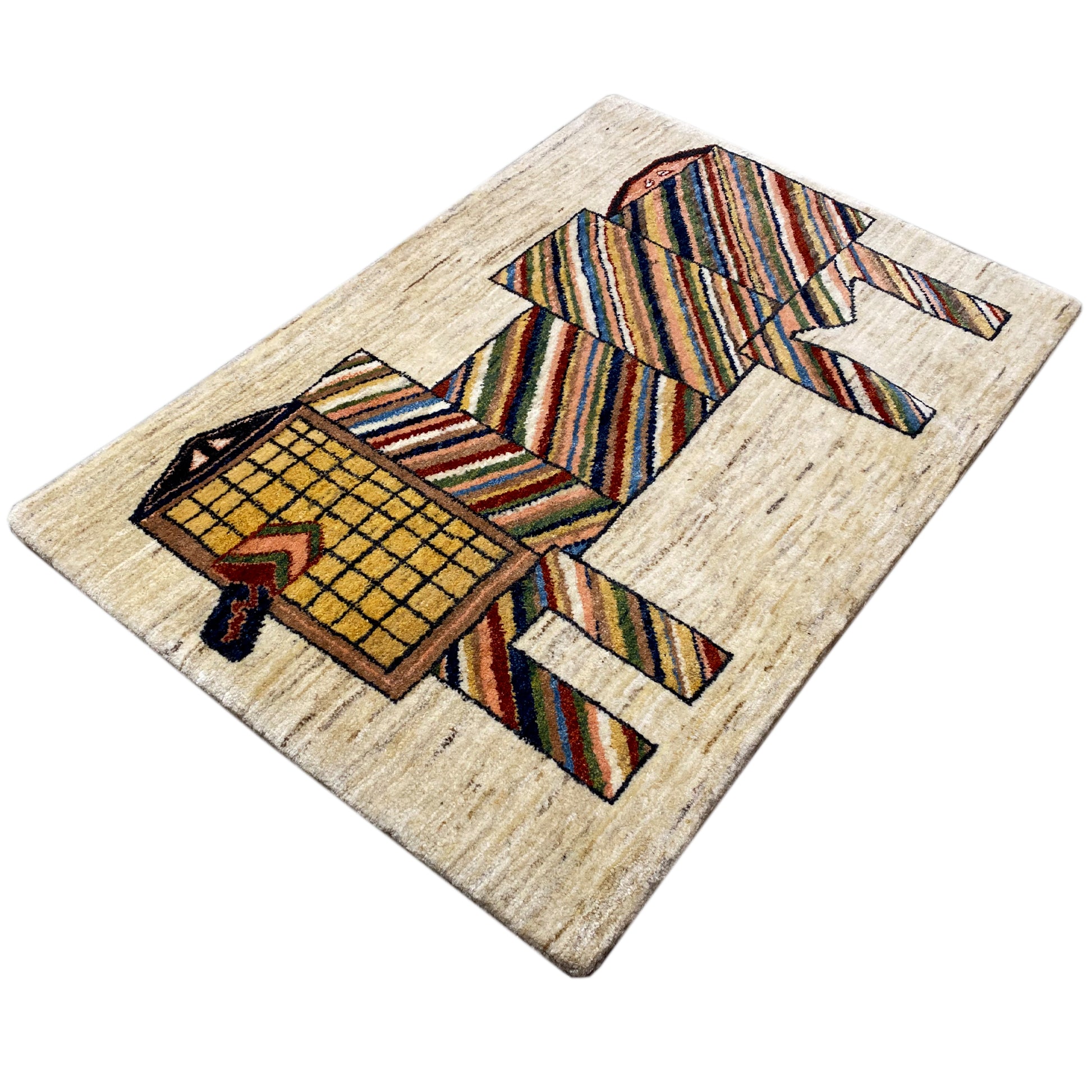 Beiger Teppich 117x79 cm - German Carpet Shop