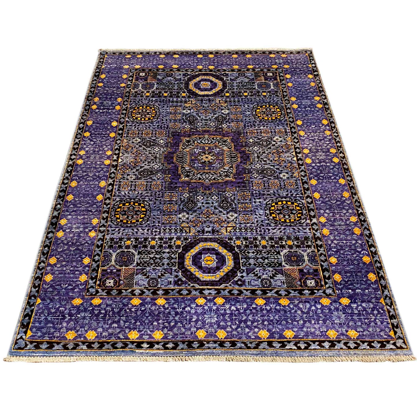 Handgeknüpfter Mamluk Teppich 185x135 cm - German Carpet Shop