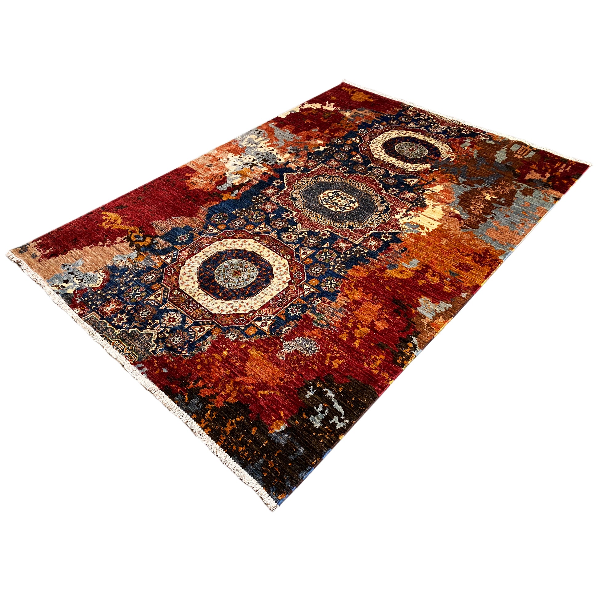 Handgeknüpfter Mamluk Teppich 240x173 cm - German Carpet Shop