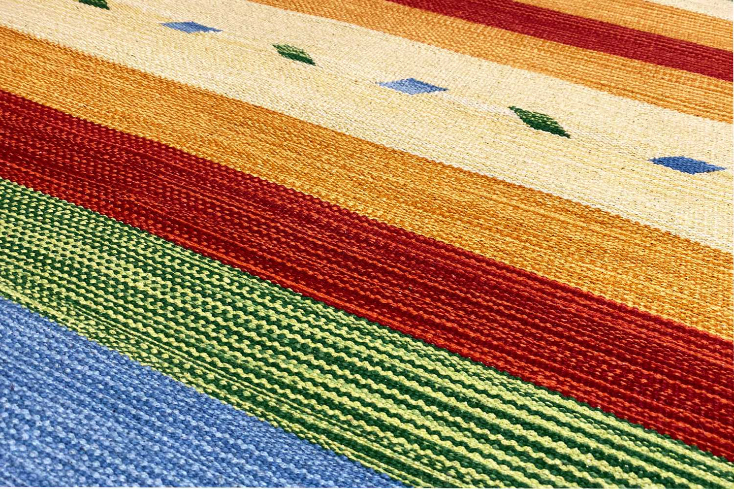 Moderner Kelim Läufer Teppich - Samak (80x300 cm) - German Carpet Shop