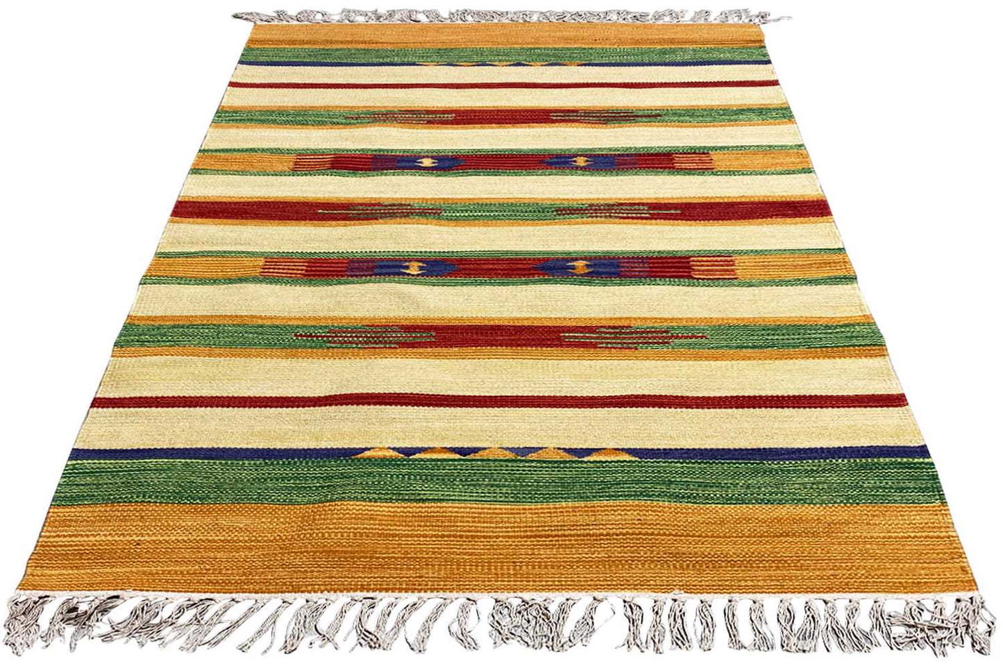 Moderner Kelim Teppich - Samak (90x160 cm) - Premium Teppich from German Carpet Shop - Just €45! Shop now at German Carpet Shop