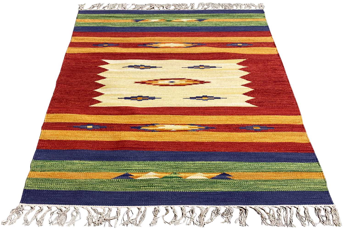 Moderner Kelim Teppich - Samak (90x160 cm) - Premium Teppich from German Carpet Shop - Just €45! Shop now at German Carpet Shop