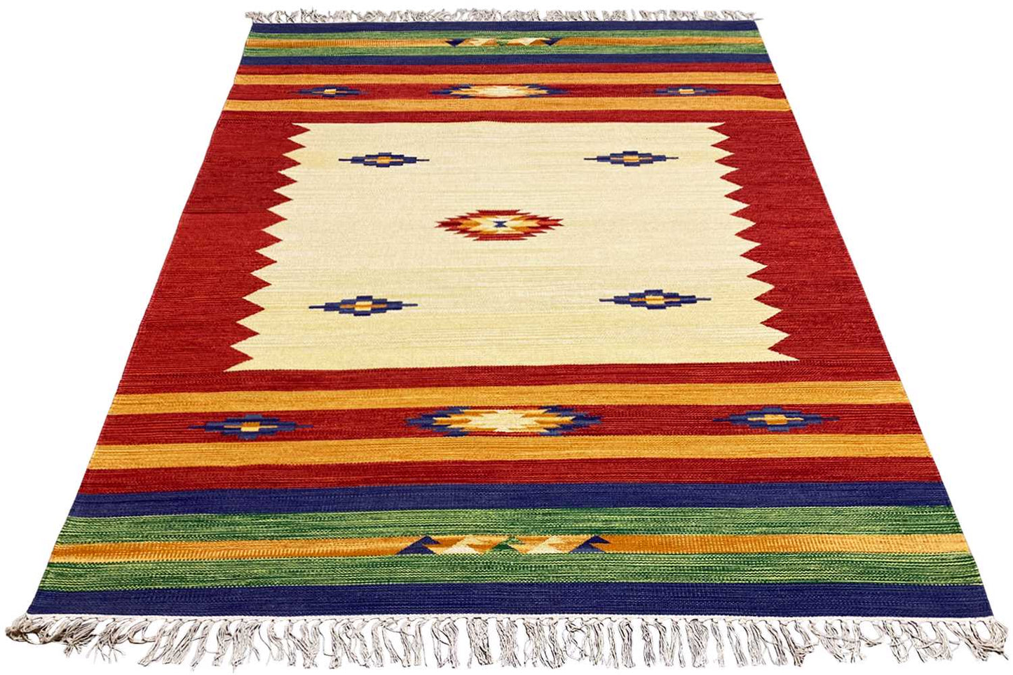 Moderner Kelim Teppich - Samak (140X200 cm) - Premium Teppich from German Carpet Shop - Just €89! Shop now at German Carpet Shop