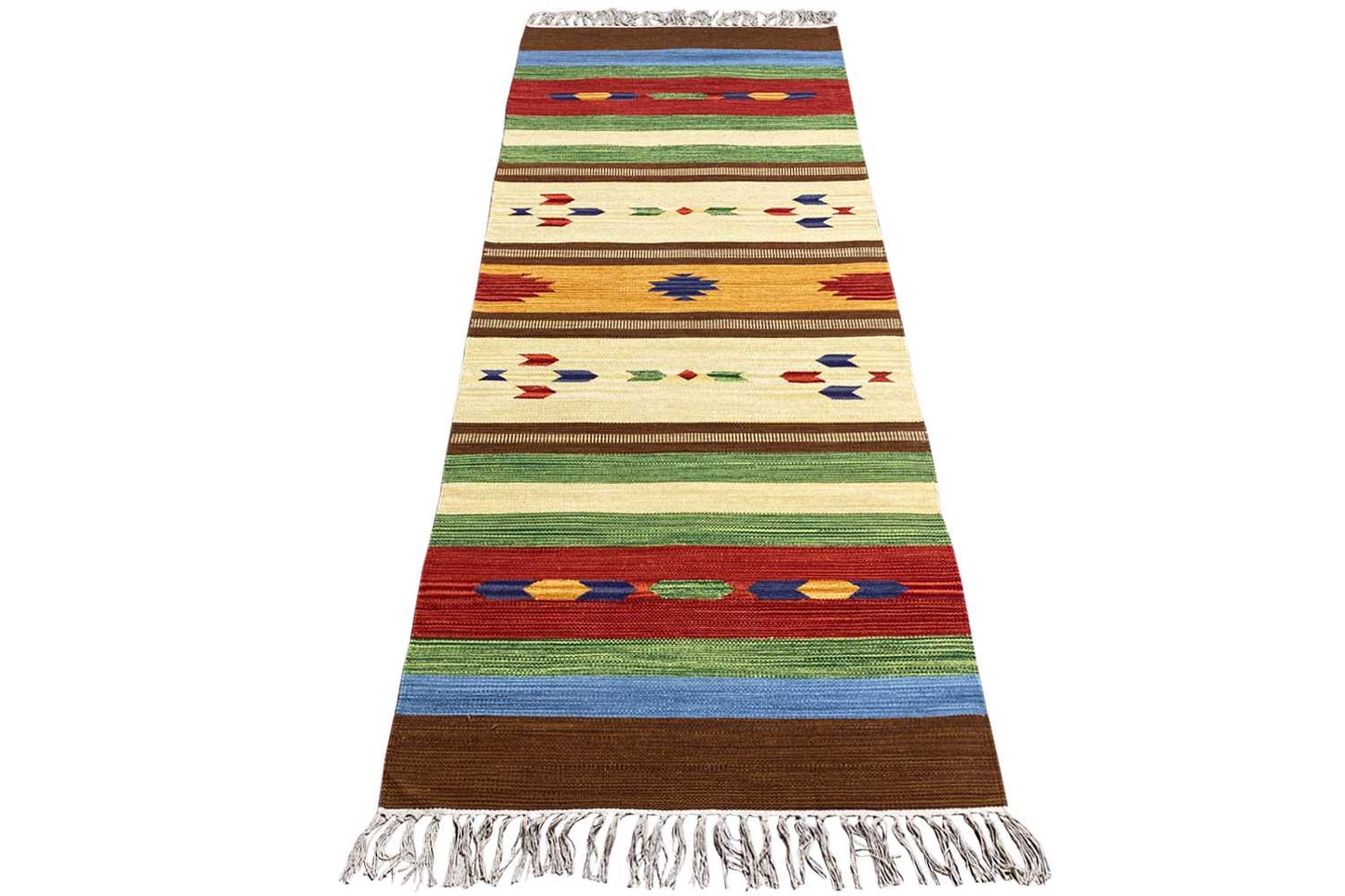 Moderner Kelim Teppich - Samak (80x200 cm) - Premium Teppich from German Carpet Shop - Just €49.90! Shop now at German Carpet Shop