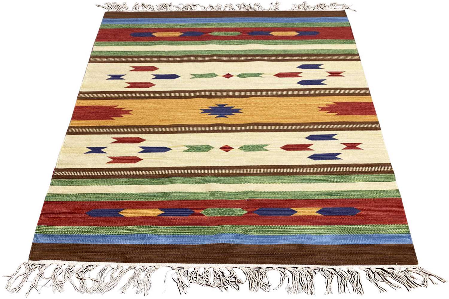 Moderner Kelim Teppich - Samak (140X200 cm) - Premium Teppich from German Carpet Shop - Just €89! Shop now at German Carpet Shop