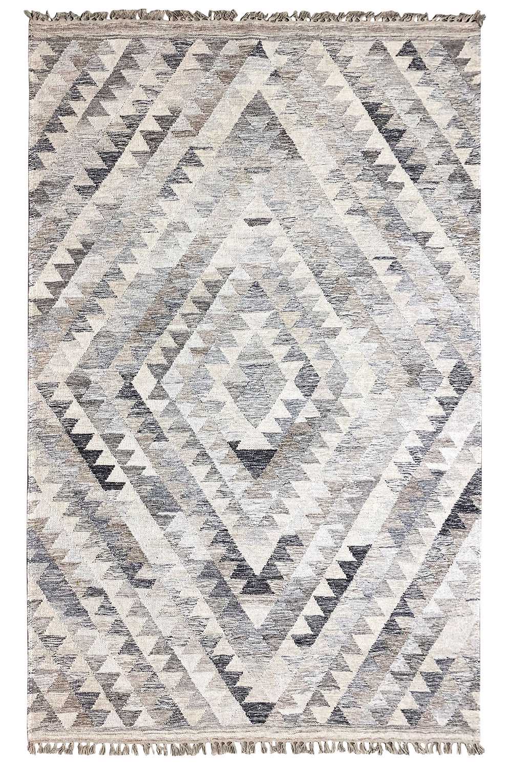 Moderne Kelim - Dhurrie - (237x155 cm) - Premium Kelim from German Carpet Shop - Just €139! Shop now at German Carpet Shop