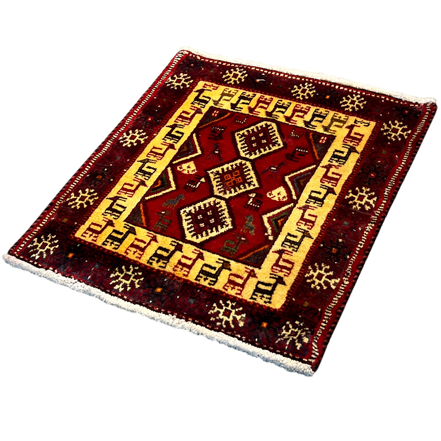 Poshti Teppich Wolle 66x60 cm - German Carpet Shop