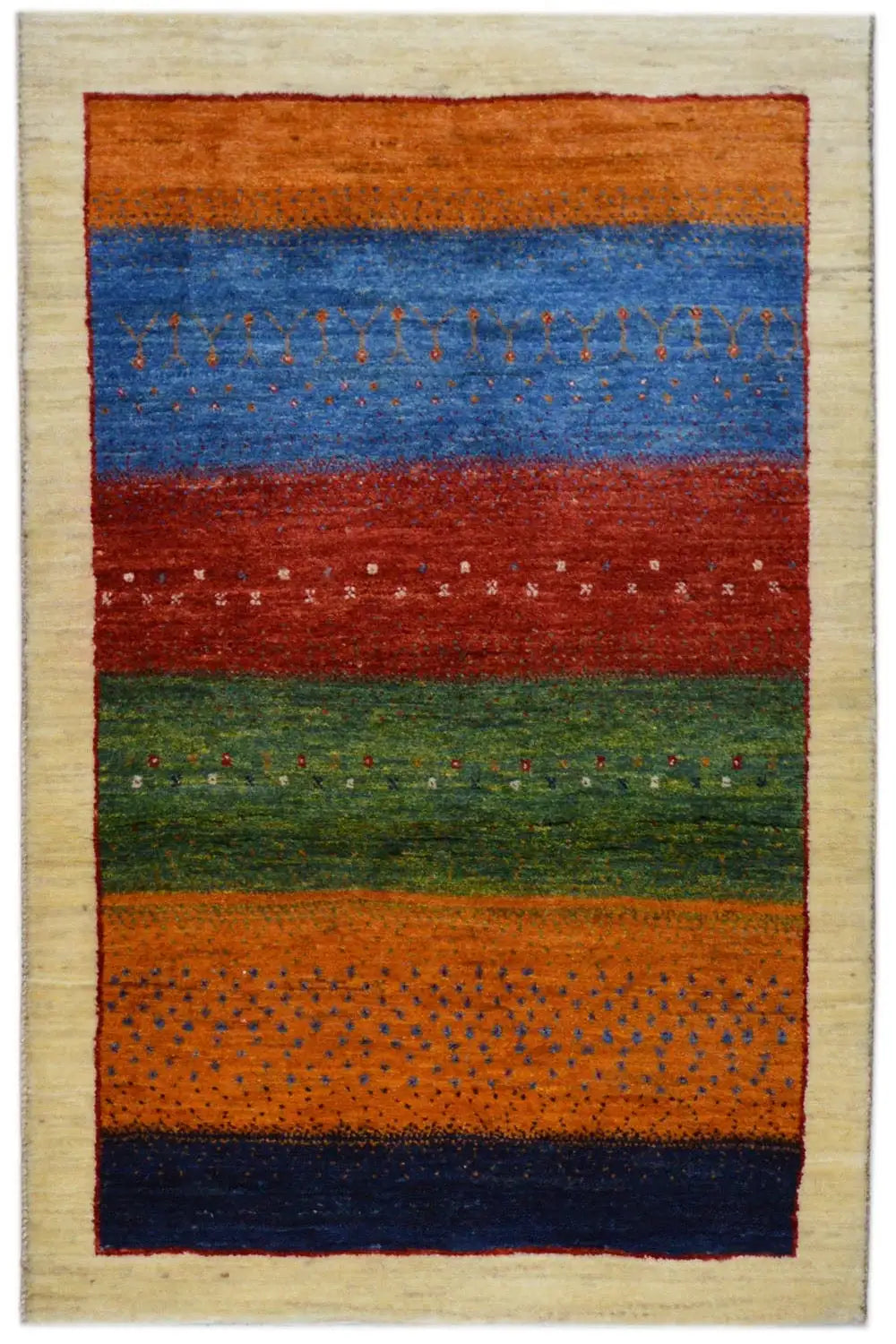 Gabbeh - (127x80 cm) - Premium Gabbeh from German Carpet Shop - Just €630! Shop now at German Carpet Shop