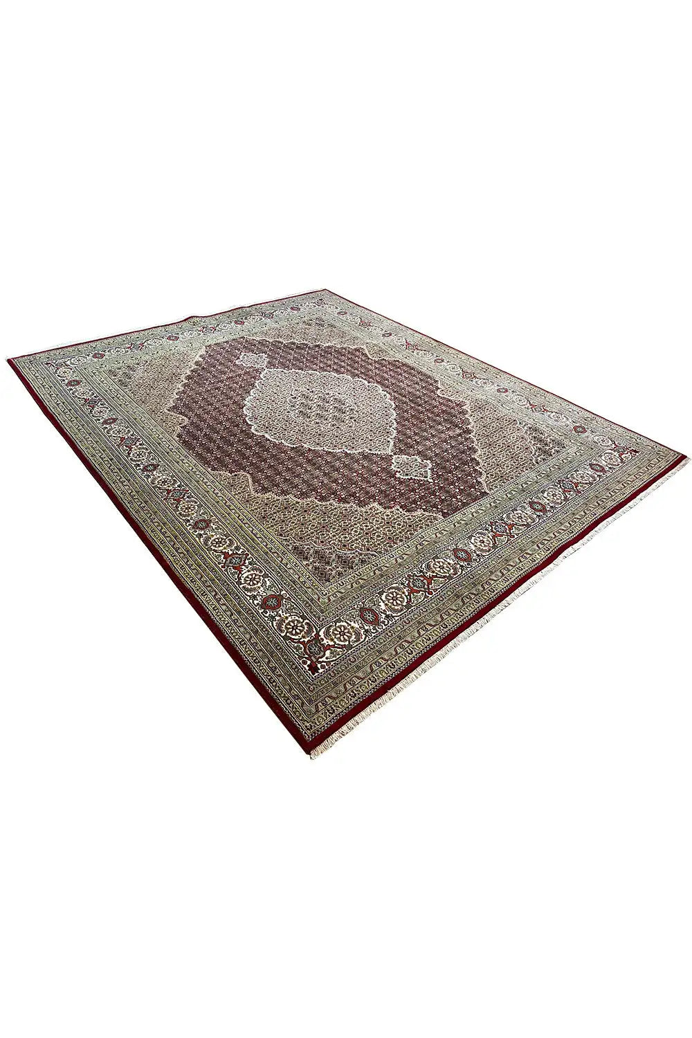 Indo Täbriz Teppich - 919397 (305x247 cm) - Premium Mahi from German Carpet Shop - Just €1875! Shop now at German Carpet Shop