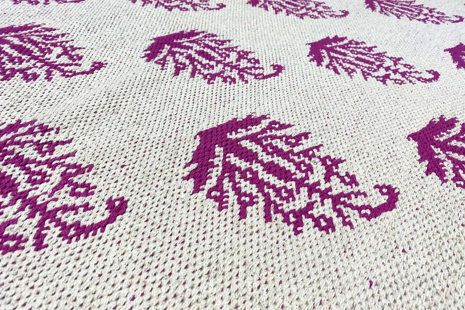 Moderne Kelim - Samak 06 Violet - German Carpet Shop