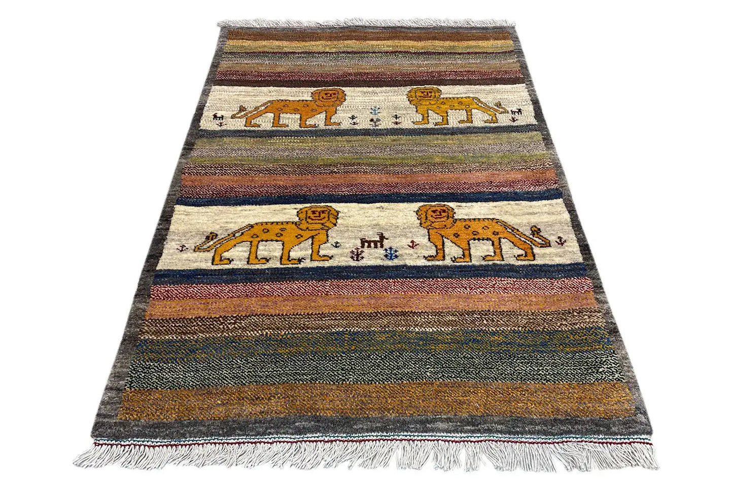 Löwen Gabbeh (120x78 cm) - German Carpet Shop