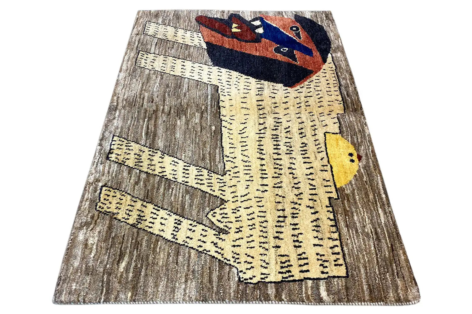 Löwen Gabbeh (118x80 cm) - German Carpet Shop