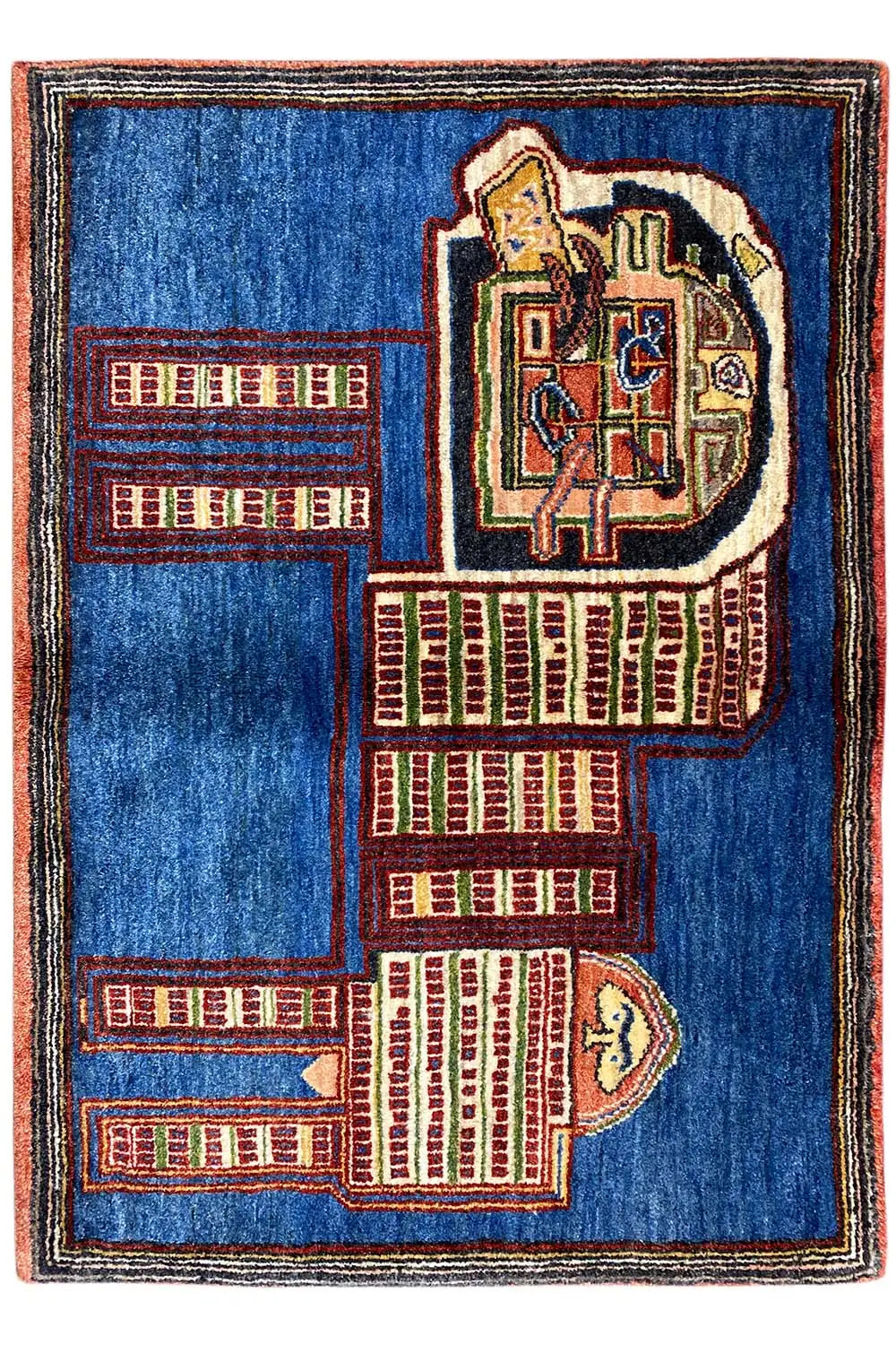 Löwen Gabbeh (123x86 cm) - German Carpet Shop