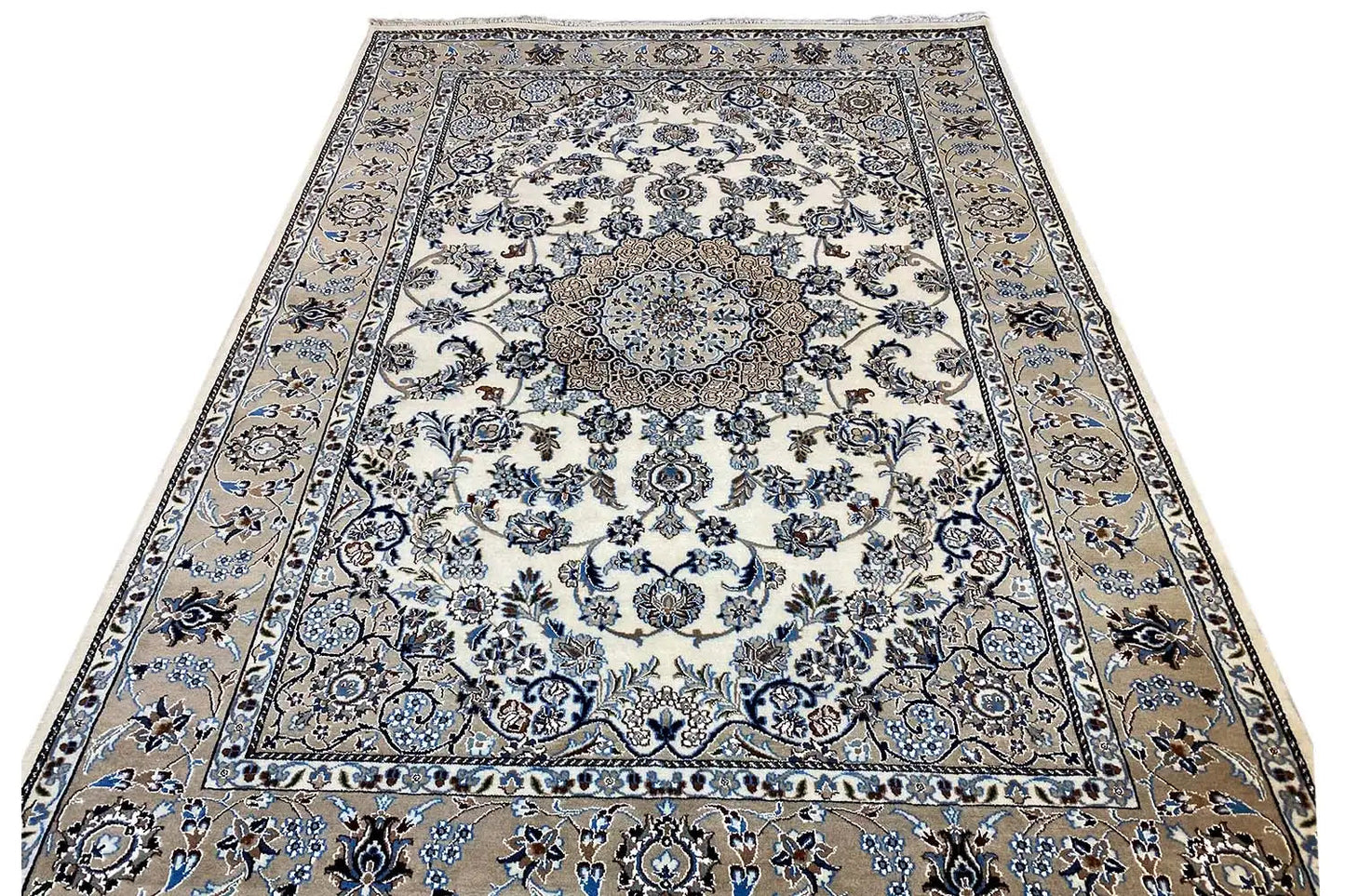 Indo Nain Teppich - Beige (237x170 cm) - German Carpet Shop