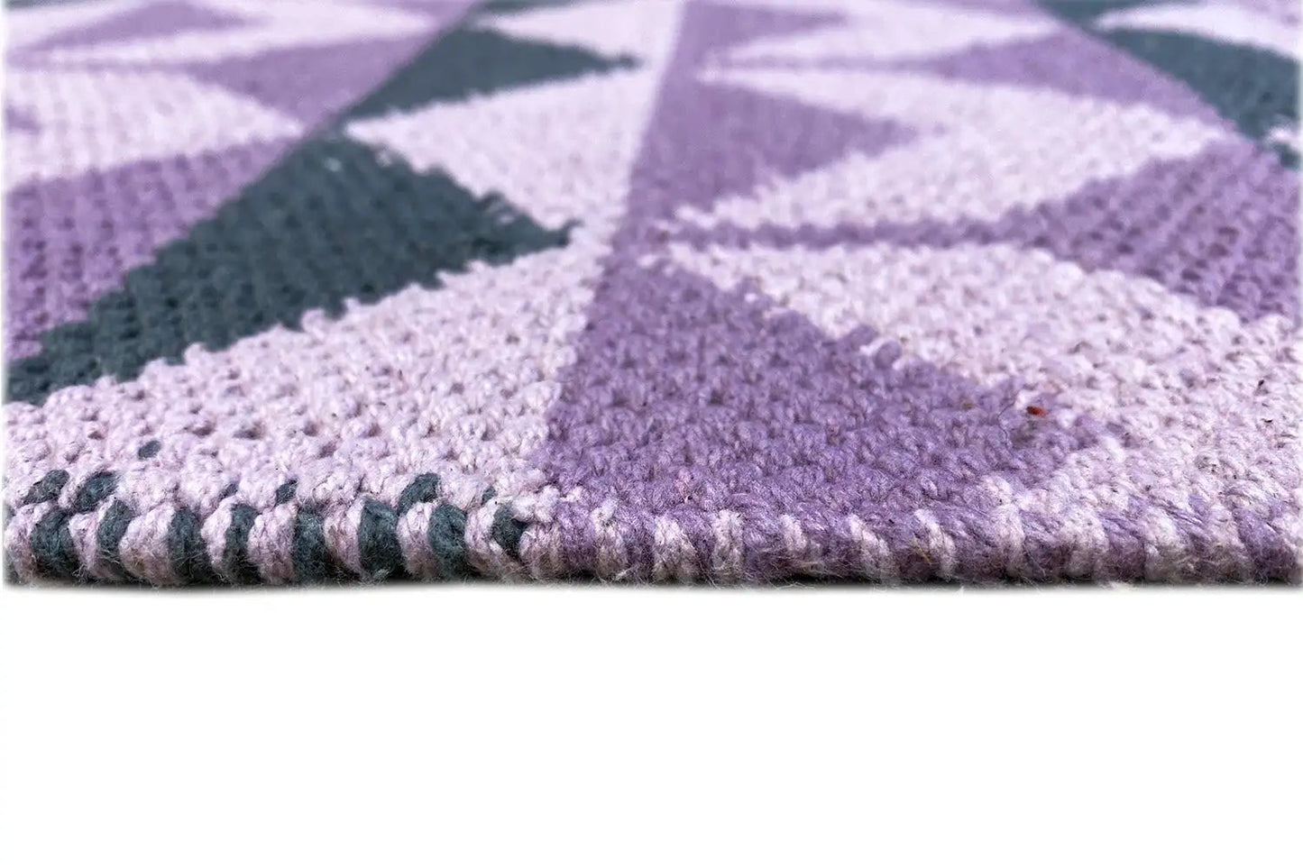 Moderner Kelim - Samak 05 Violet - German Carpet Shop