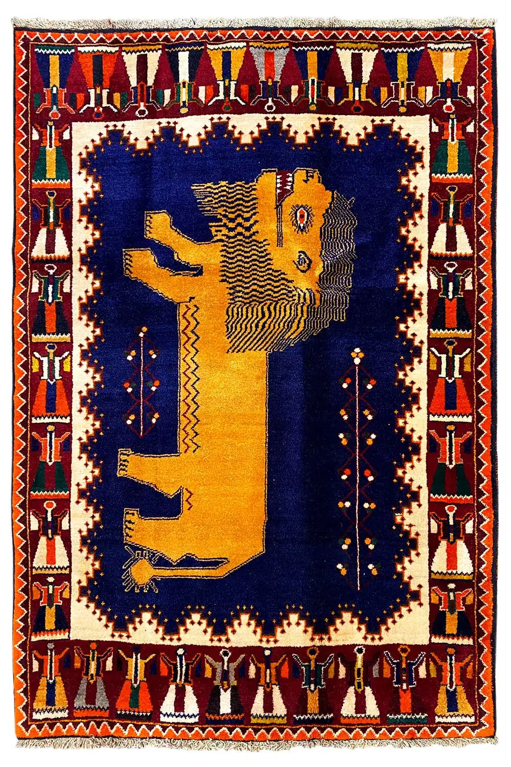 Löwen Gabbeh - 8968583 (188x132 cm) - German Carpet Shop