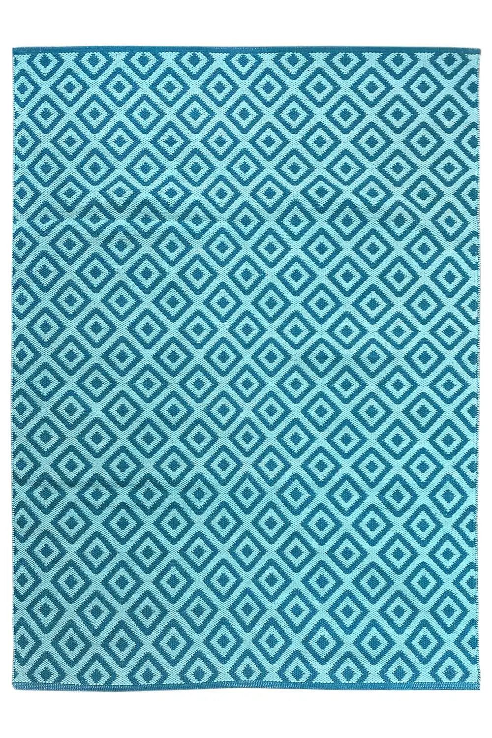 Moderner Kelim - Samak 04 Blue - German Carpet Shop
