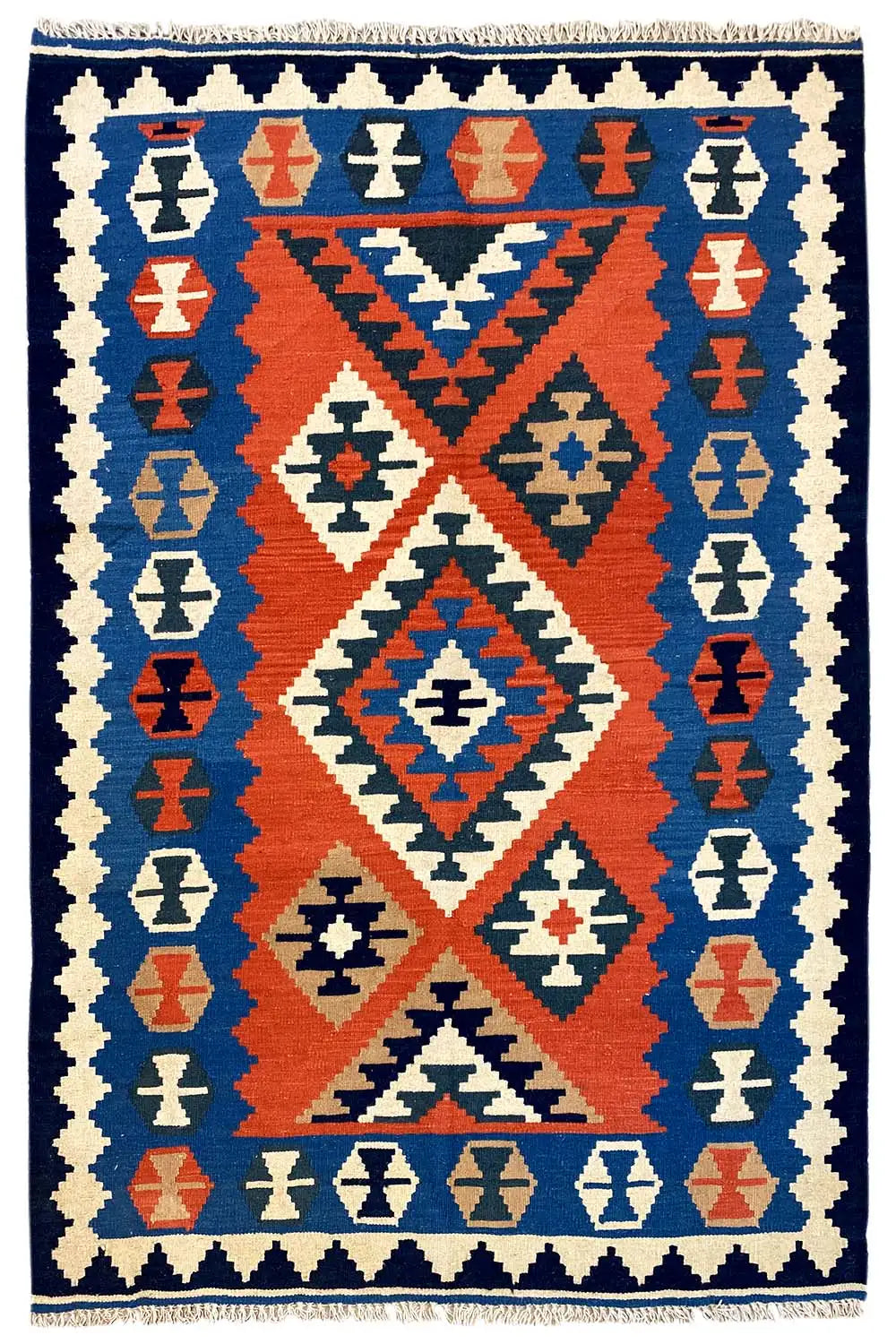 Kilim Qashqai - 802425 (181x120cm) - German Carpet Shop