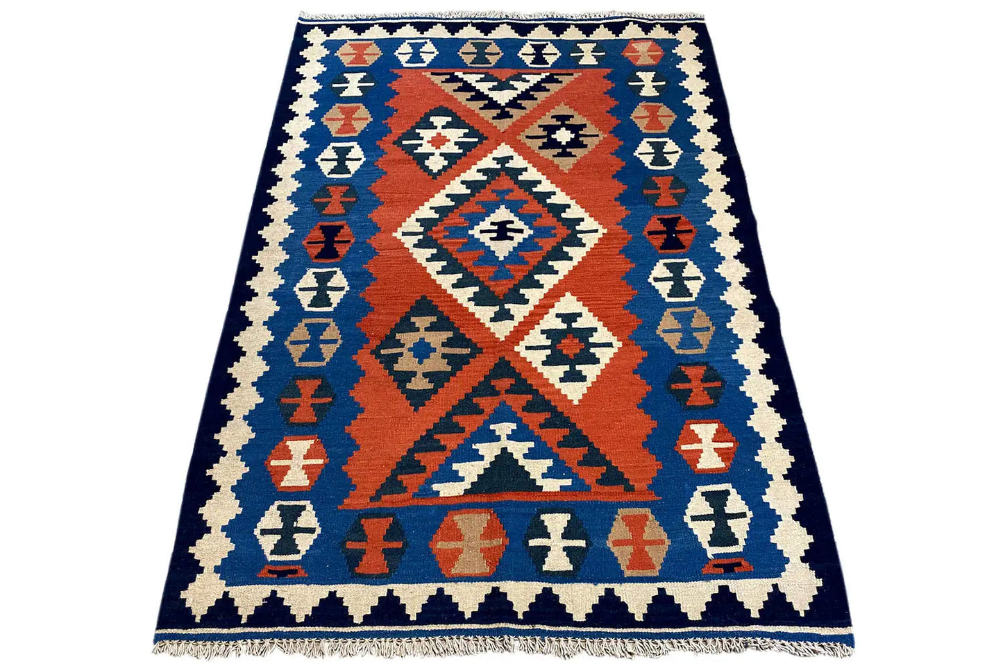 Kilim Qashqai - 802425 (181x120cm) - German Carpet Shop