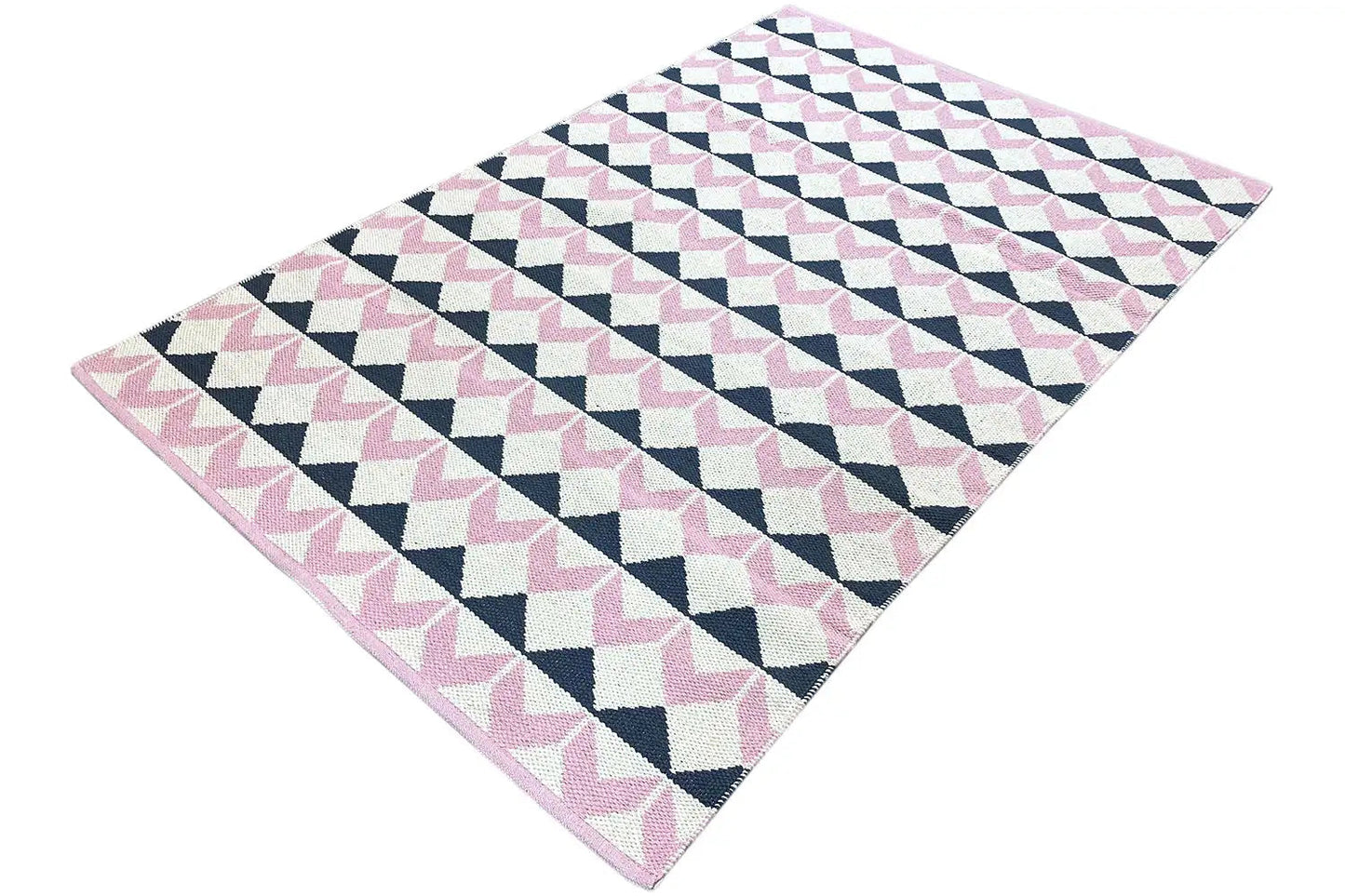 Moderne Kelim - Samak 05 Pink - German Carpet Shop