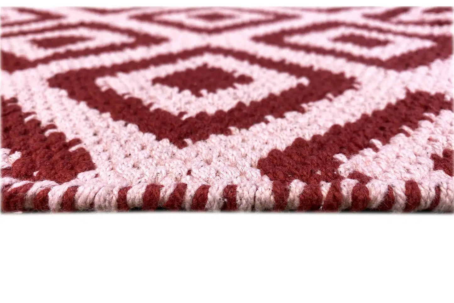 Moderner Kelim - Samak 04 Red - German Carpet Shop