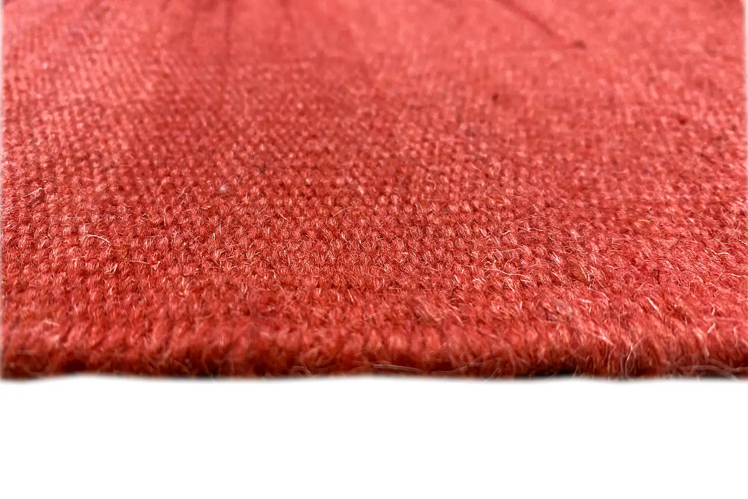 Roter Kelim Dhurrie Teppich 160x230 cm - German Carpet Shop