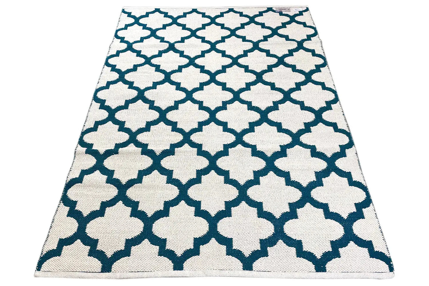 Moderner Kelim - Samak 03 Green - German Carpet Shop