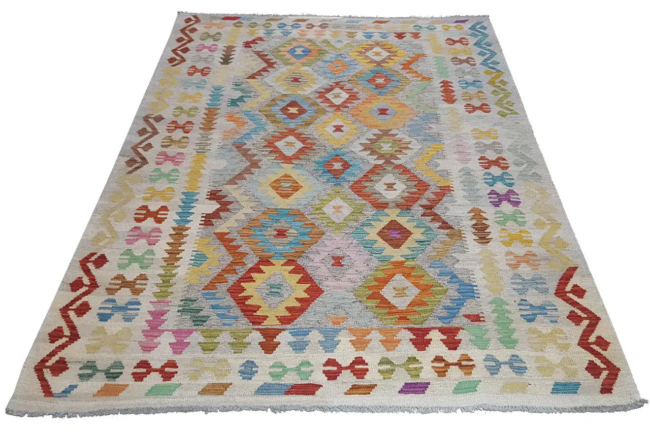 Kelim - Afghan (205x149 cm) - German Carpet Shop