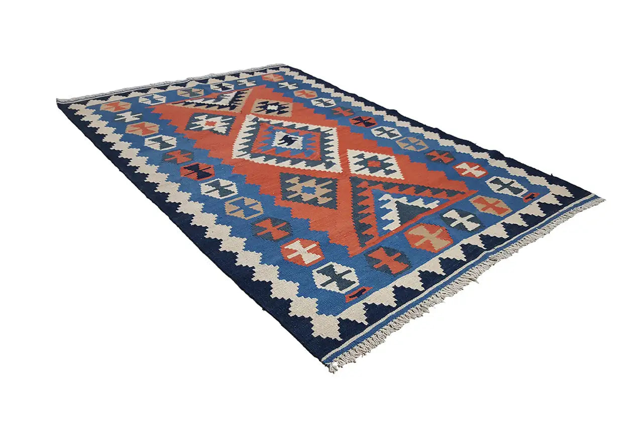 Kilim Qashqai - 802425 (181x120cm) - German Carpet Shop