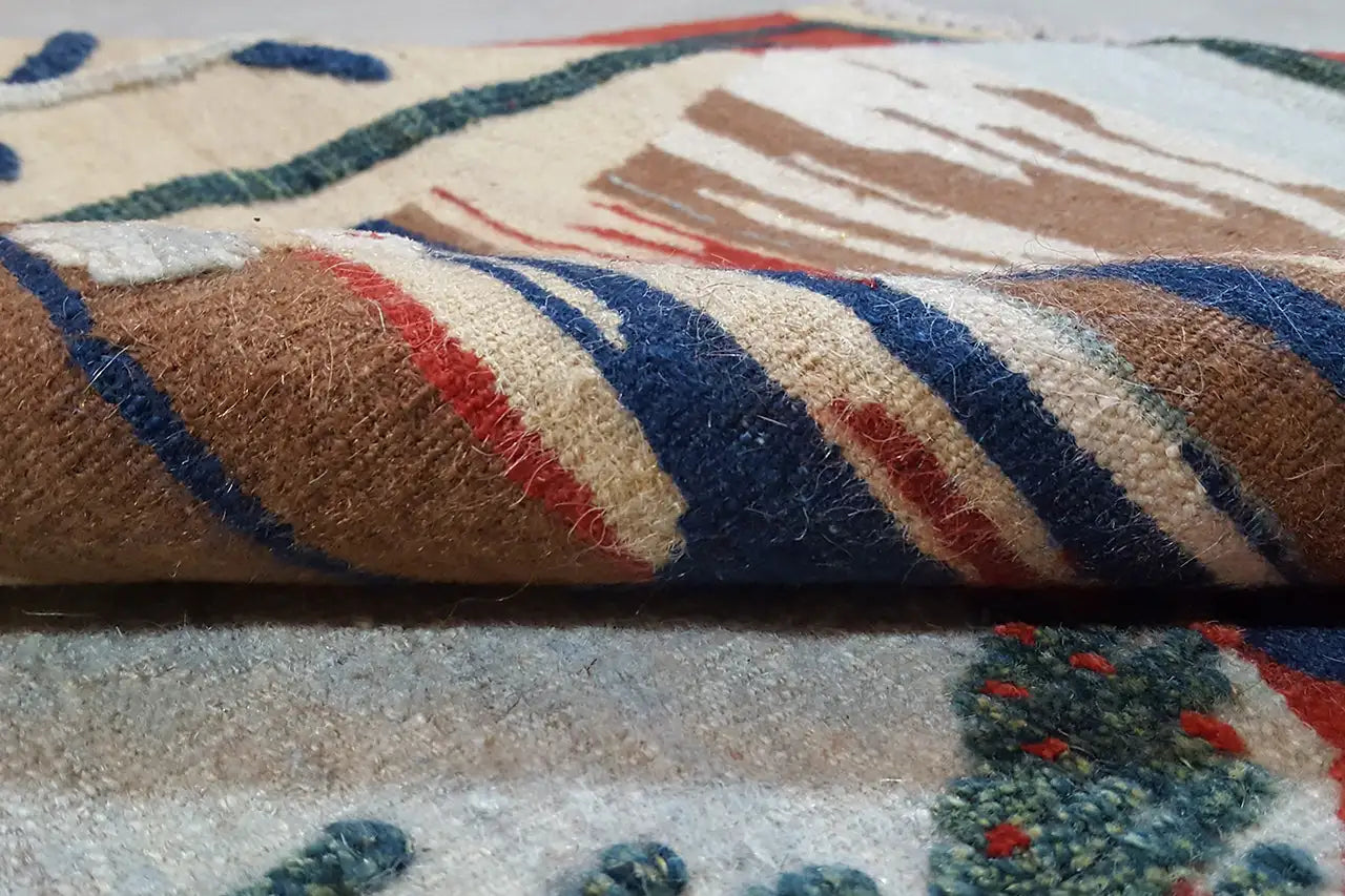 Kilim Qashqai - 700085 (205x151cm) - German Carpet Shop