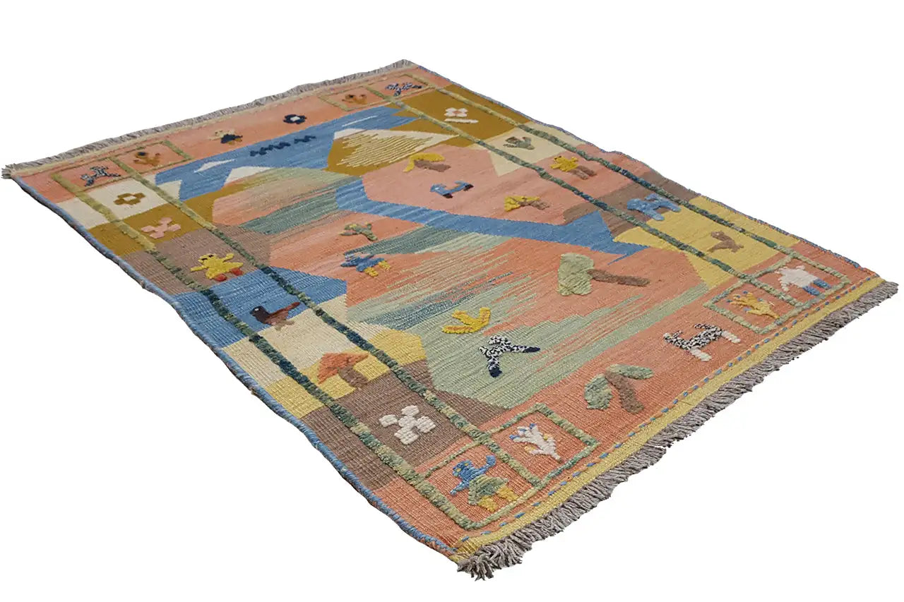 Kilim Qashqai - 800593 (112x84cm) - German Carpet Shop