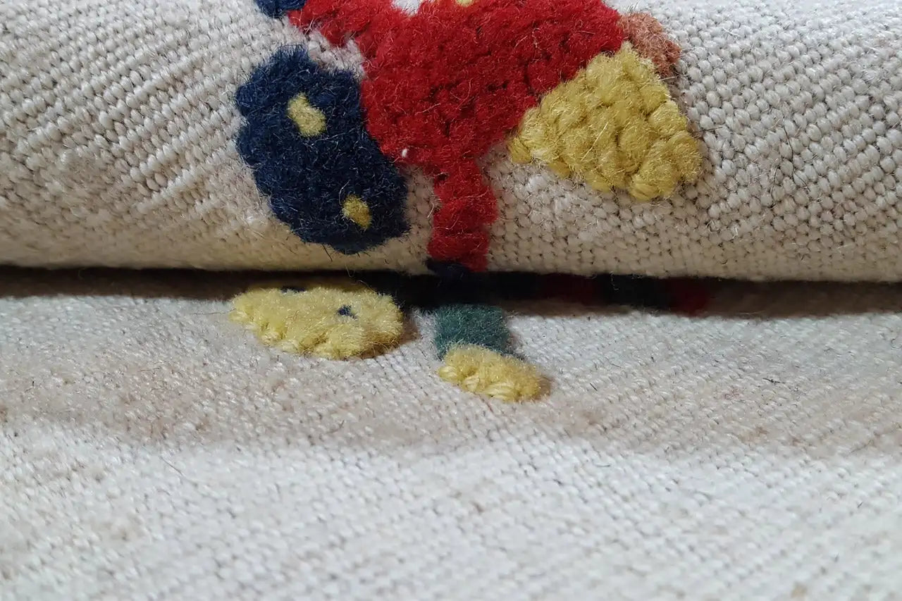 Kilim Qashqai - 906611 (112x80 cm) - Premium Kelim from German Carpet Shop - Just €149! Shop now at German Carpet Shop